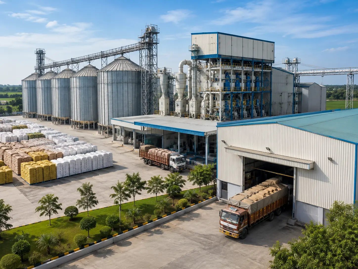 Global food export and trade operations